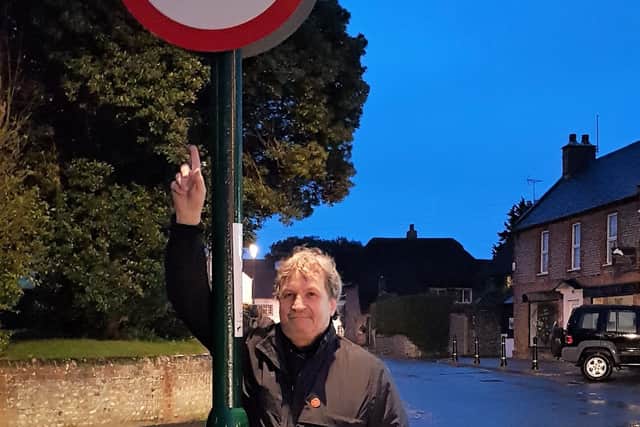 Felpham district councillor Paul English has urged residents to help the police enforce the recently reduced speed limit SUS-201003-102101001