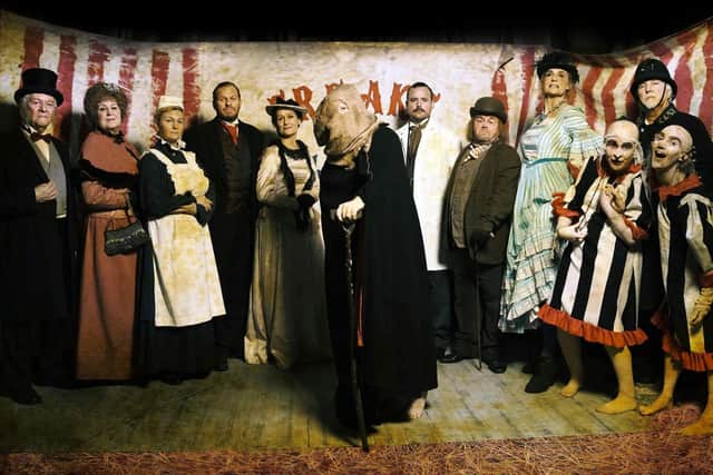 The Southwick Players cast for The Elephant Man