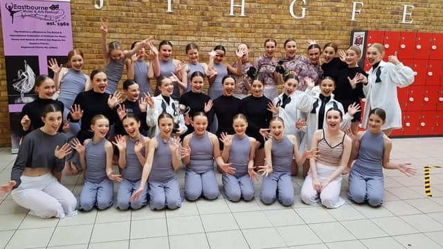 U14 and U21 contemporary dance success with 1st, 2nd and 3rd places at Eastbourne Fesitval