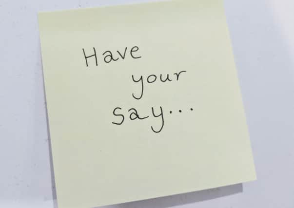 Have Your Say SUS-200220-173347001