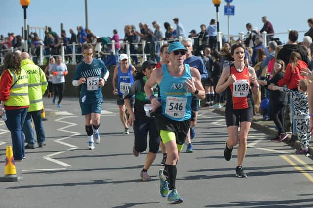Scenes from The Hastings Half Marathon last year