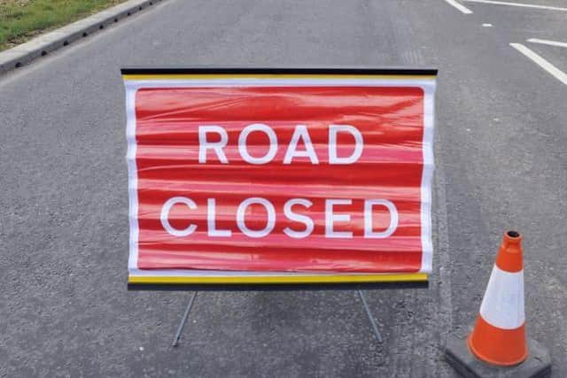 Road closed