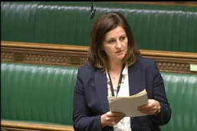 Eastbourne MP Caroline Ansell speaking in Parliament