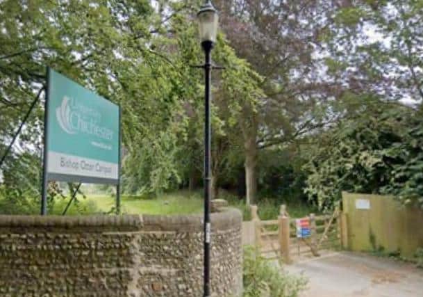 The University of Chichester will switch to the alternative method of teaching via online delivery and support. Photo: Google Street View