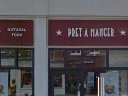 Pret a Manger said it is now operating 'mainly as a takeaway business'. Photo: Google Street View - East Street, Chichester