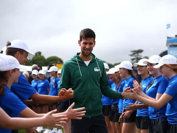 Novak Djokovic won the men's singles title at Eastbourne in 2017