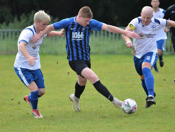 Mid Sussex Football League action between Hollington United and Eastbourne Rangers. Picture by Justin Lycett