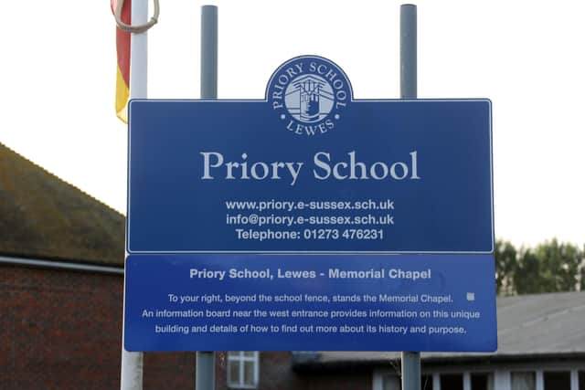 Lewes Priory school is to partially close from tomorrow (Thursday, March 18)