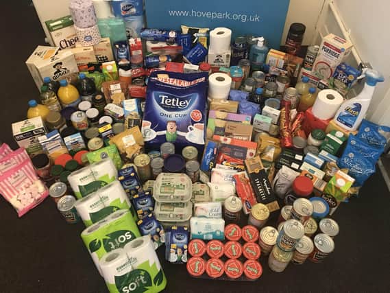 Hove Park School is currently collecting food for vulnerable community members and those in self-isolation