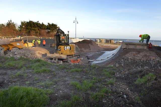 New Skate Park under construction in Eastbourne (Photo by Jon Rigby) SUS-200130-110328008