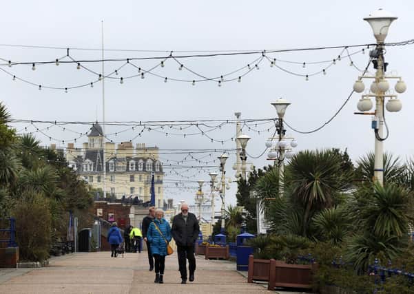 Eastbourne seafront lighting (Photo by Jon Rigby) SUS-201203-093504008