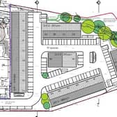 Proposed site layout of the new industrial units