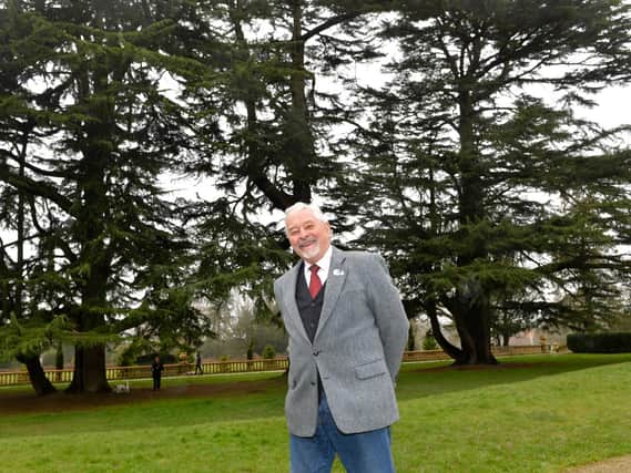 Councillor Mullins in Worth Park Gardens