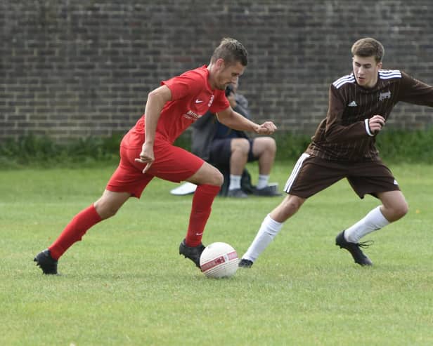 Alex Barnes was the goal hero against Worthing / Picture: Liz Pearce