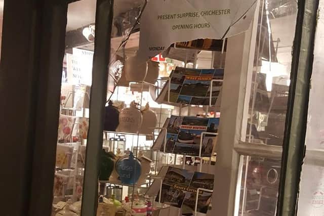 The owners of the shop said the stolen charity collection box was for Sidlesham-based charity, The Cat & Rabbit Rescue Centre