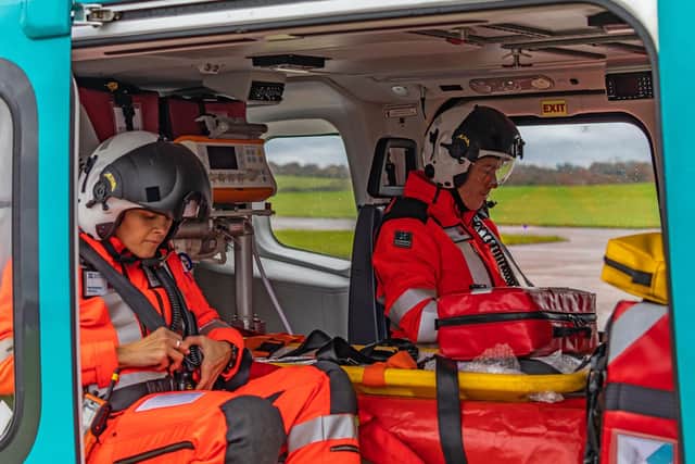 Air Ambulance Kent Surrey Sussex team