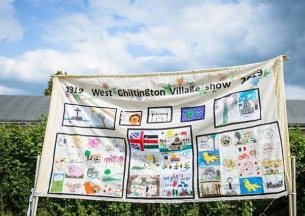 West Chiltington Village Show Creative Threads Project 2019 banner