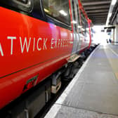 Gatwick Express train service. Pic by Steve Robards