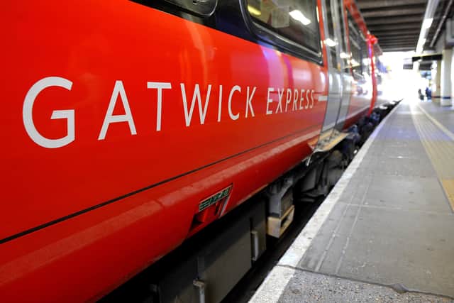 Gatwick Express train service. Pic by Steve Robards