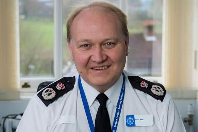 Chief constable Giles York is stepping down this summer
