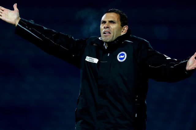 Former Brighton and Hove Albion manager Gus Poyet