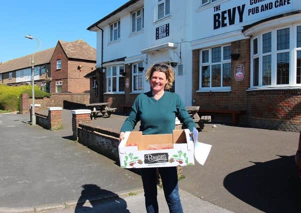 Laurie McMillan at The Bevy, in Moulsecoomb,which has launched a 'meals on wheels'-style service