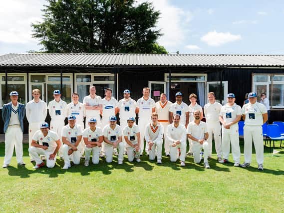 Walberton CC welcome the MCC to celebrate the club's 150th anniversary last year
