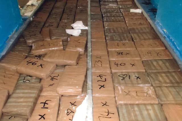 £10million worth of cocaine was seized at Newhaven Ferry Port. Picture: National Crime Agency (NCA)