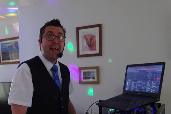 Nick Clark is holding a weekly disco from his living room