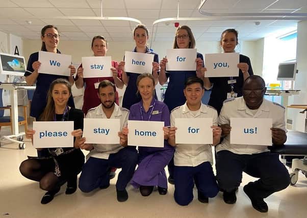 SASH staff - we stay here for you, please stay home for us