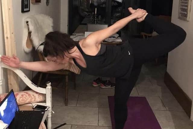 Jade Huet from Worthing has adapted her 366-day workout challenge to do from home during the coronavirus pandemic
