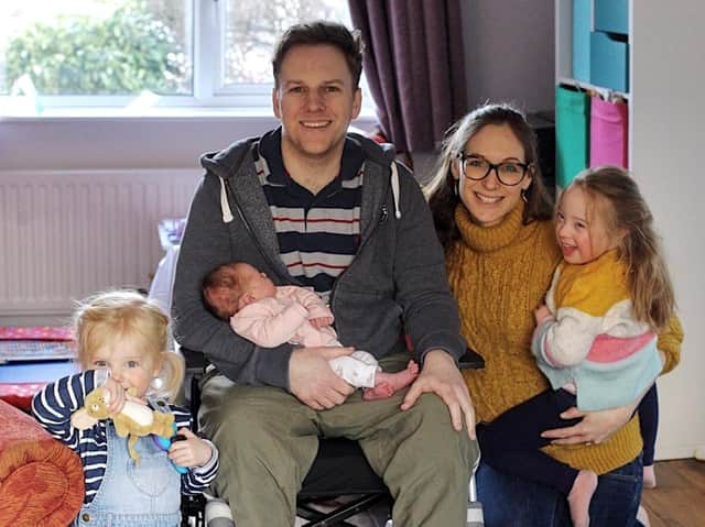 Darren and Rosie with their three children