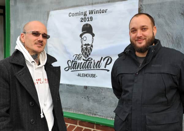 Jamie Farndell and Ben Roberts, owners of The Standard P alehouse in East Preston, pictured before their opening last year. Pic Steve Robards