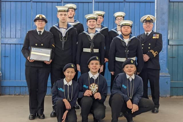 Presentation evening at Littlehampton Sea Cadets, held before the government's coronavirus restrictions were put in place