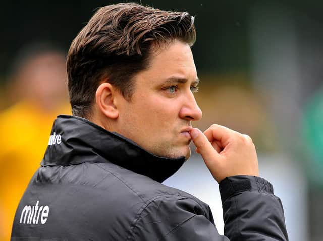 Dominic Di Paola was disappointed a fine first season for Horsham in the BetVictor Isthmian Premier Division ended prematurely. Picture by Steve Robards