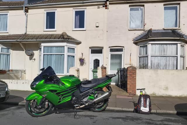 The motorbike was stolen from outside his house SUS-200104-102627001