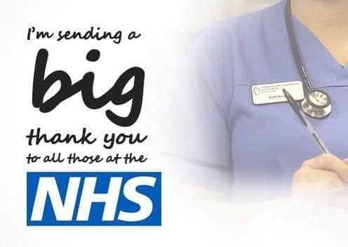 People applauded the NHS and key workers