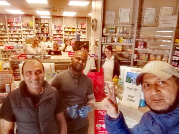 The So India team delivered free meals to hard-working local pharmacy staff at Kamsons.