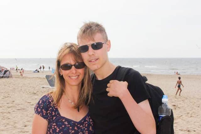 Sally said her son Tim's story is 'remarkable' and one that parents of autistic children 'need to know'