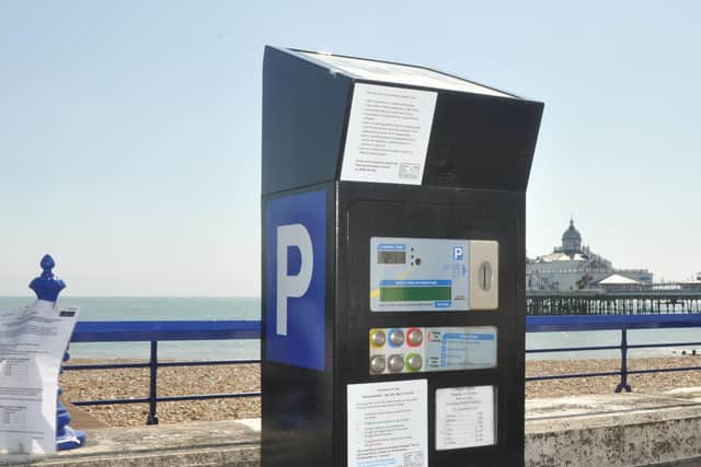 Eastbourne parking machine