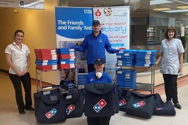 Domino's delivery to Southlands Hospital in Shoreham