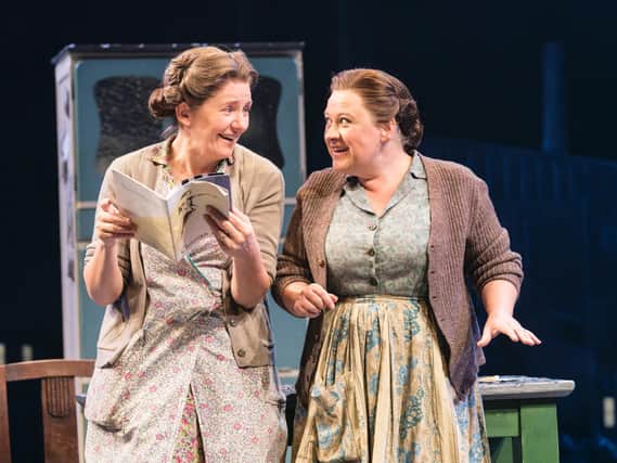Clare Burt as Ada Harris and Claire Machin as Violet. Photo by Johan Persson.