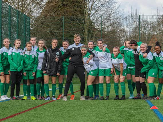 The U15 Greens of the Chichester City Ladies club / Picture: Sheena Booker