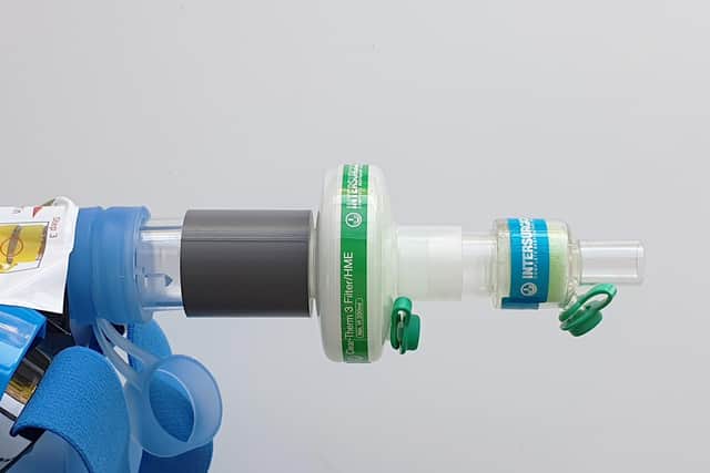 The 3D printed connector by David Brownings will help doctors at Worthing Hospital