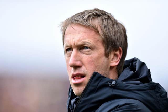 Brighton and Hove Albion head coach Graham Potter agreed to a 'significant' pay reduction