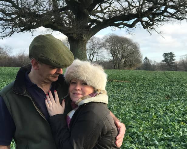 Lucy Tinkler was due to marry James Clare in June at Fitzleroi Barn in Fittleworth after they got engaged last Christmas