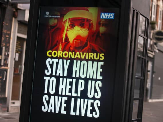 A NHS billboard