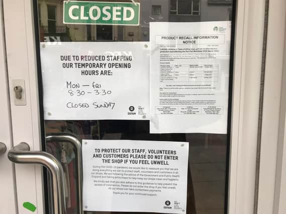 Small shops have been hit especially hard by the Coronavirus