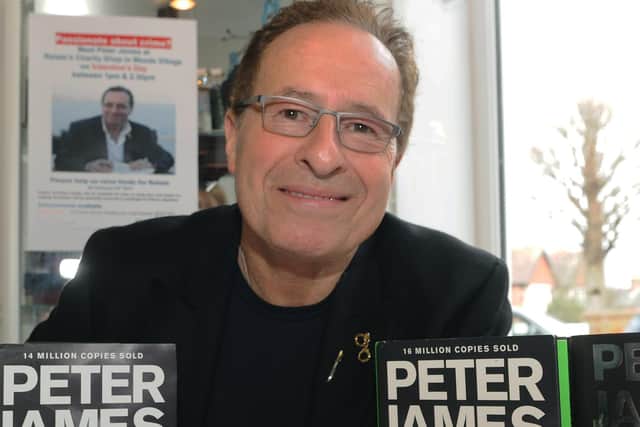 Crime writer Peter James