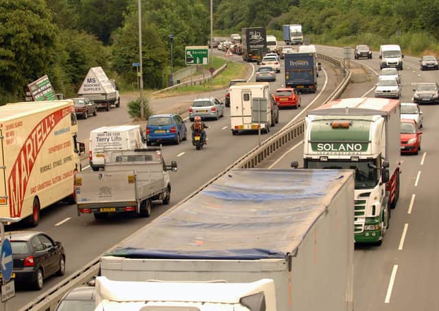 Congestion on the A27 around Chichester